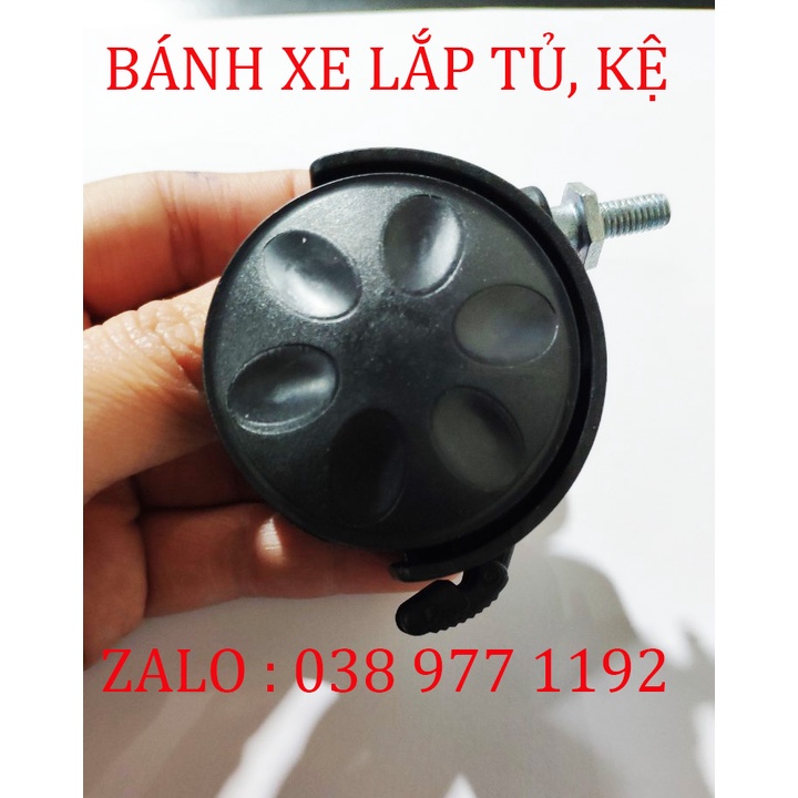 Bánh xe ghế xoay văn phòng-bánh xe đế tủ -Bánh xe quạt hơi nước-quạt điều hoà-bánh xe đa năng