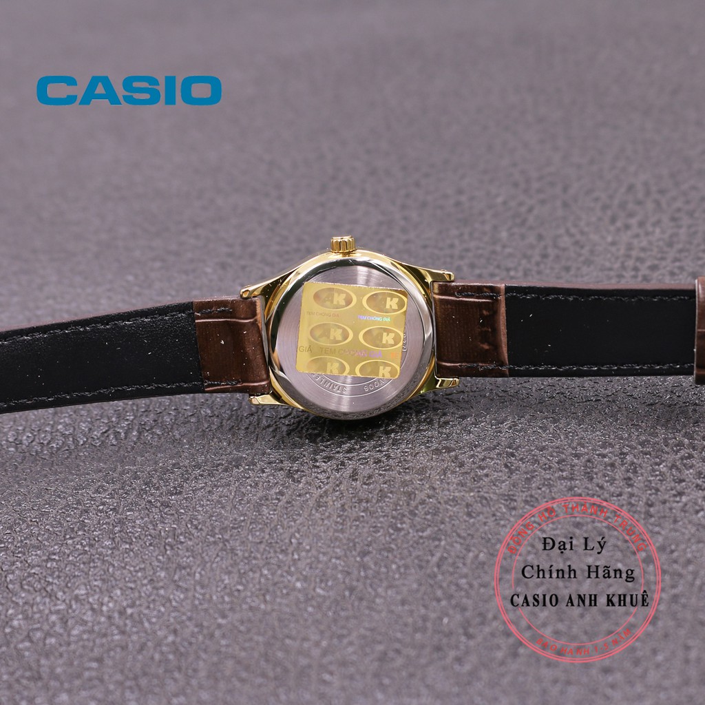 Đồng hồ nữ Casio LTP-V006GL-7BUDF dây da