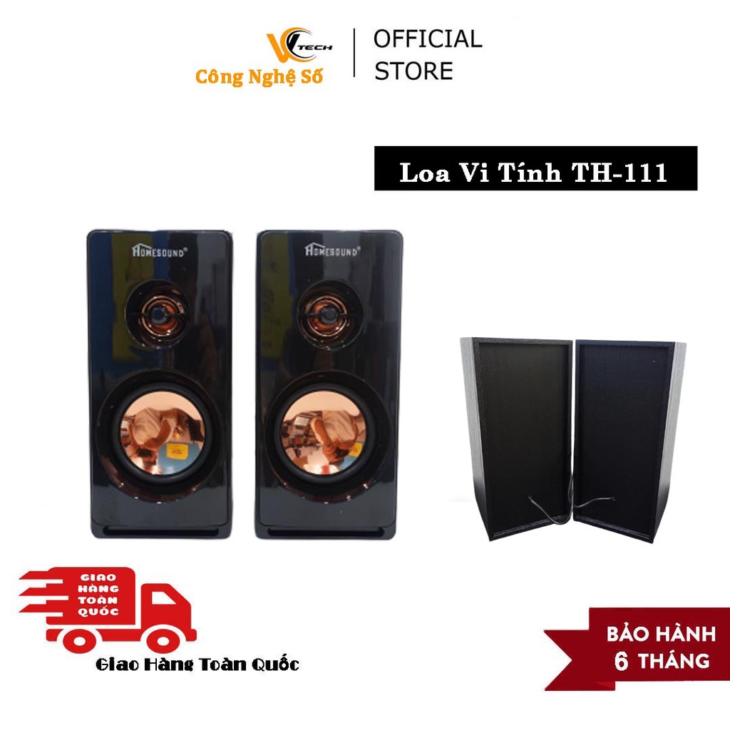 Cặp Loa Vi Tính 2.0 Homesound TH-111 | Loa máy tính Chất Trong Từng Tiếng Nhạc | Bảo hành 6 tháng