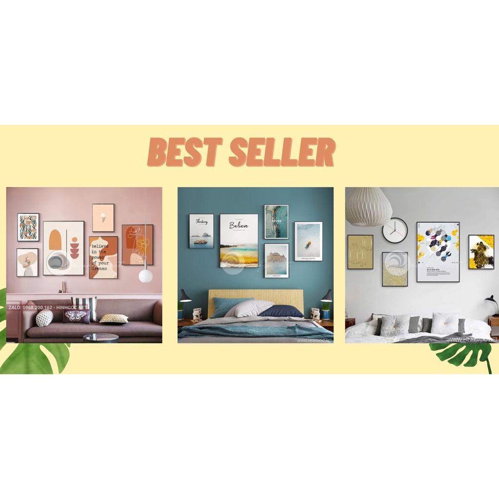 Tranh Boho Art Vintage Decor phòng ngủ phòng khách BH047 - Jimmycanvas