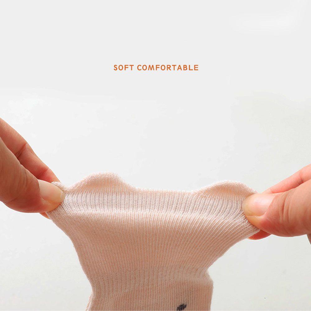 CLEVER Vớ Cotton Chống Trượt Thoáng Khí Giữ Ấm Họa Tiết Hoạt Hình Thời Trang Thu Đông Cho Trẻ Em