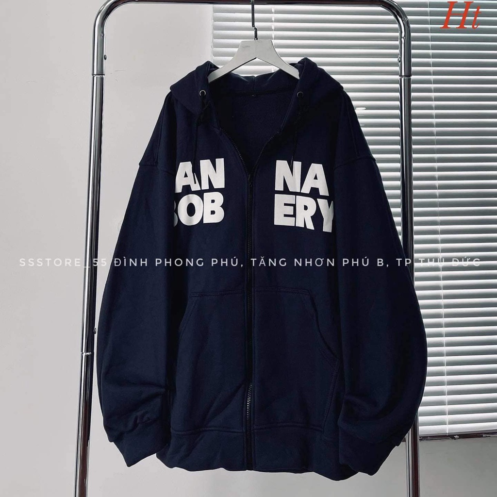 Áo Khoác Nỉ Naery ❤ Áo Hoodie Khóa Kéo Có Nón Dày Dặn Nam Nữ NVA163