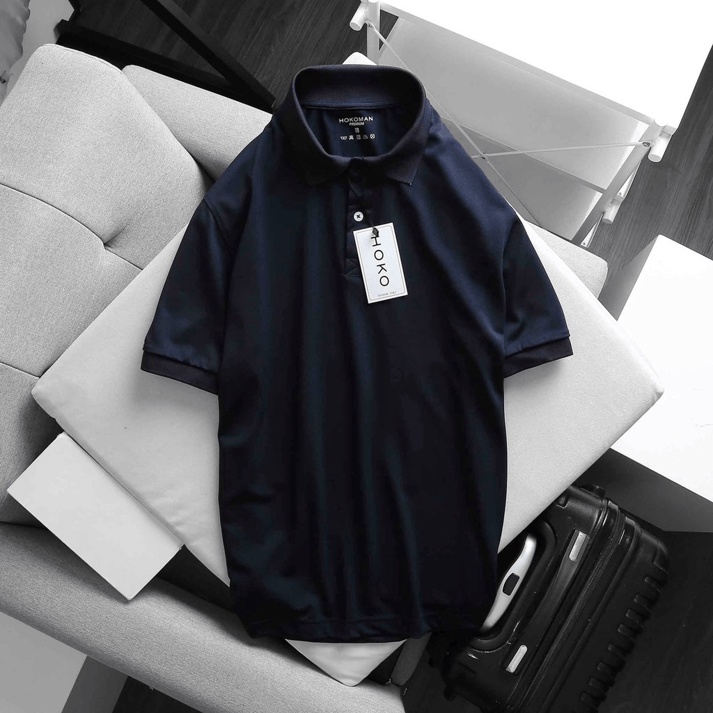 Áo thun nam cổ trụ polo cao cấp hoạ tiết siêu đẹp thời trang hàn quốc cho ae THỜI TRANG KOKO MI