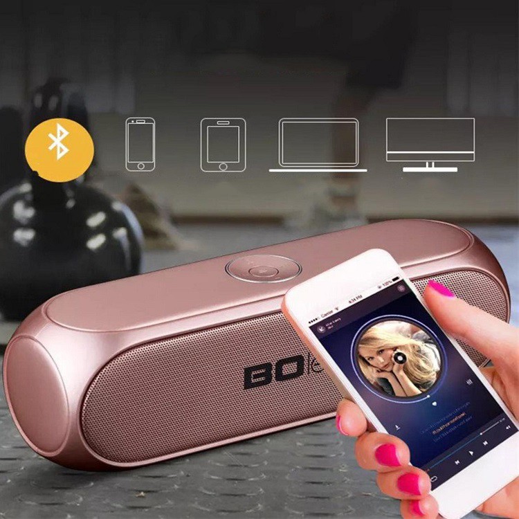 Loa Bluetooth BOLEAD S7 Thích Hợp USB Thẻ Nhớ Nghe Đài FM Nghe Nhạc Cực Hay Chất Lượng