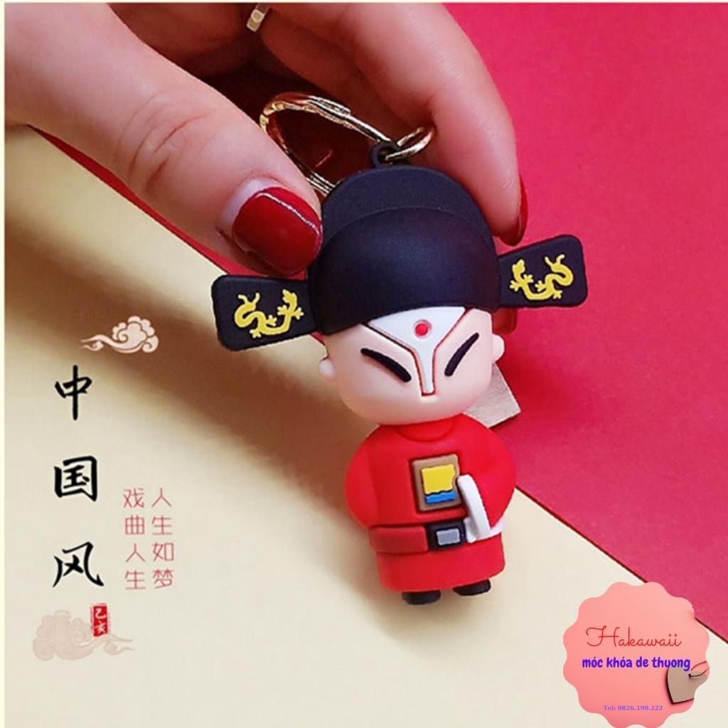 Móc khóa anime hát bội cổ trang Trung Hoa hot trend 2021, dùng làm móc khóa ô tô