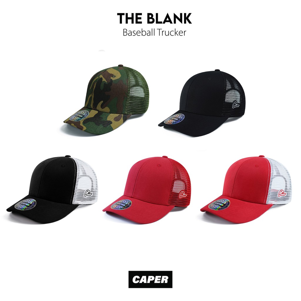 Mũ nón Baseball Trucker Cap Caper Blank