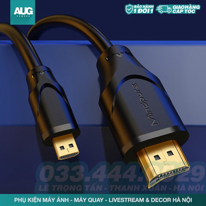 SIÊU RẺ | Dây Cáp HDMI to Mini HDMI MINDPURE