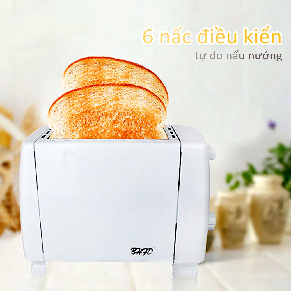 Máy nướng bánh mì Simplus 750W chiếc máy làm đồ ăn sáng đa chức năng Máy nướng mini áp suất nhỏ Máy