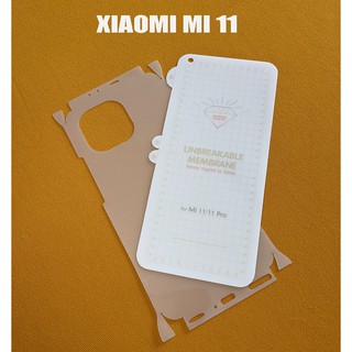 Bộ PPF full viền và dán chống trầy mặt trước Xiaomi Mi 11