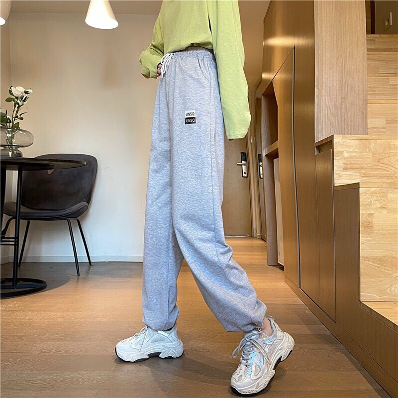 Quần jogger có dây rút chân siêu hot in hình cute 219