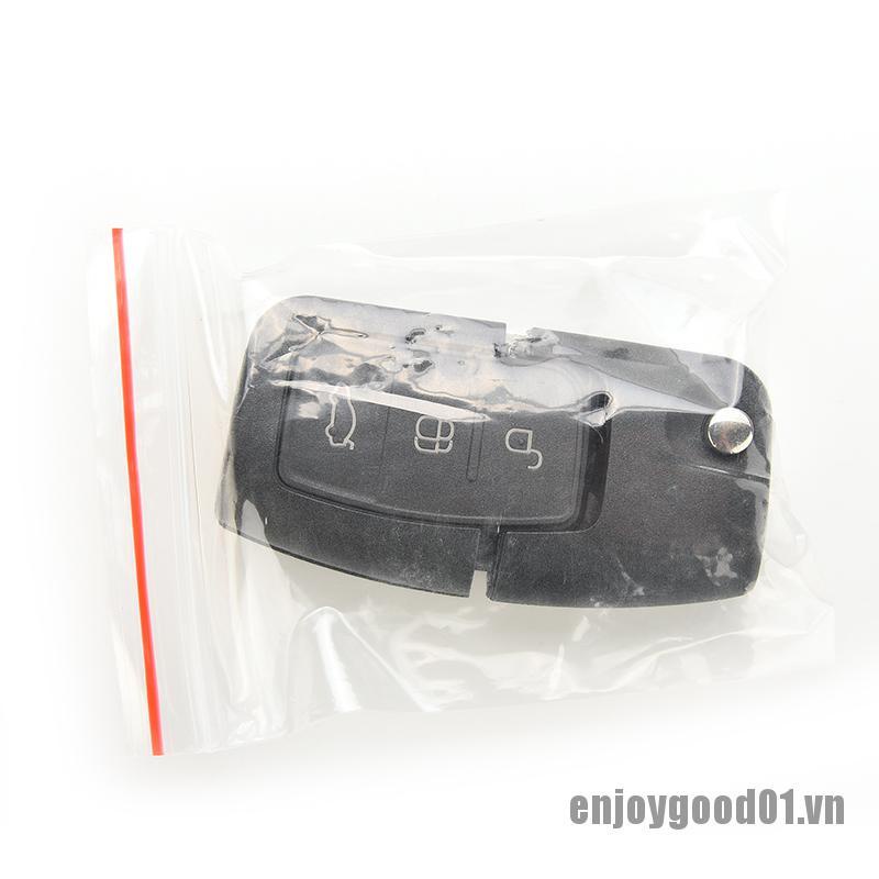 Vỏ chìa khóa điều khiển từ xa 3 nút bấm thay thế cho xe Ford Focus Fiesta