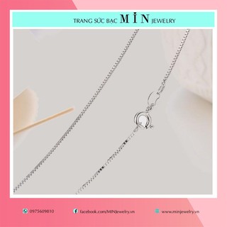 Dây chuyền bạc nữ trơn, đơn giản và sang trọng