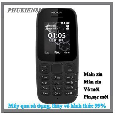 ĐIỆN THOẠI NOKIA 105 (2017) 2 SIM ZIN CHÍNH HÀNG