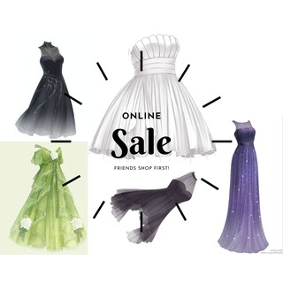 Búp bê giấy Set 02 - Trang phục Nikki