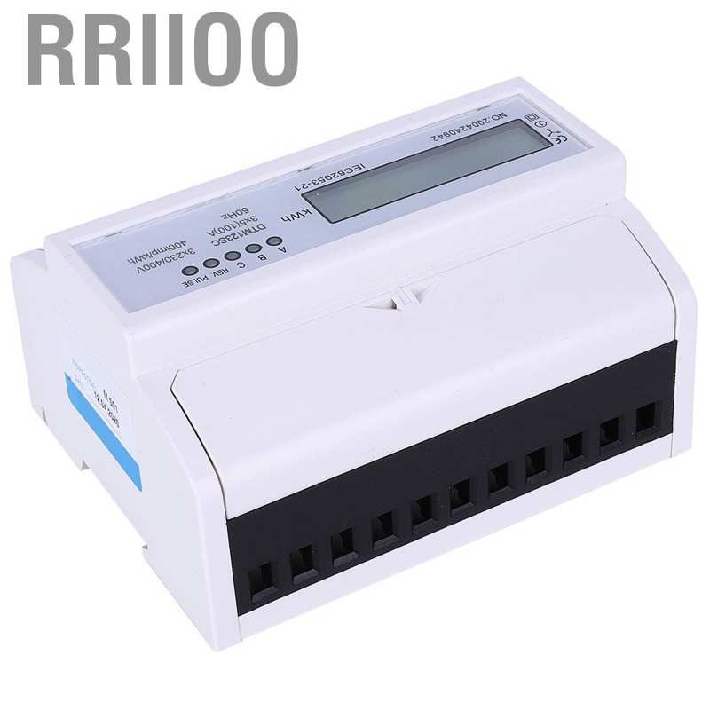 Đồng hồ đo công suất tiêu thụ điện tử 3 pha 4 đây KWh 5-100A