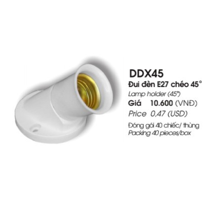 (Giá tốt nhất) Đuôi đèn LiOA các loại treo / bắt xéo 45° / bắt đứng 90° (Hàng Việt Nam chất lượng cao)