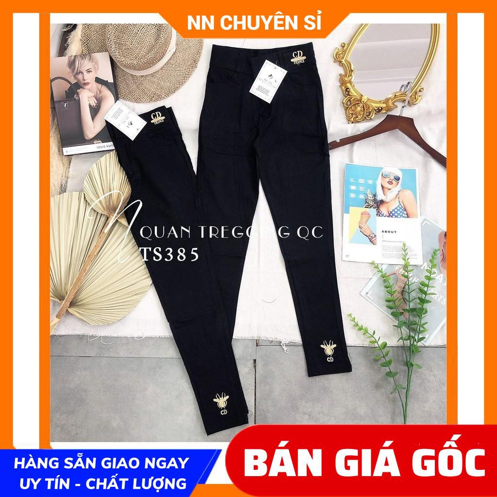 QUẦN TREGGING THÊU 1 ONG CD CAO CẤP TS385 ⚡HÀNG ĐẸP ⚡