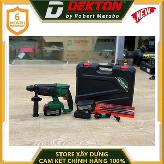 Máy khoan đục bê tông dùng pin 21v 26mm dekton dk-2603bl - hàng chính hãng