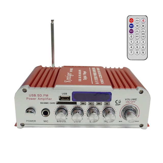 Amply nghe nhạc hát karaoke, Ampli mini 12V Kentiger HY 803, âm thanh cực đỉnh Hàng nhập khẩu CAO CẤP🔰 HƯỚNG DẪN CÁCH ĐẶ