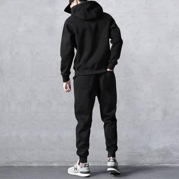 Bộ Nỉ Nam Adidas có mũ dày mặc cực ấm, Bộ Đồ Nỉ Thu Đông Nam cao cấp năm 2020, bộ quần áo nỉ thể thao nam ་