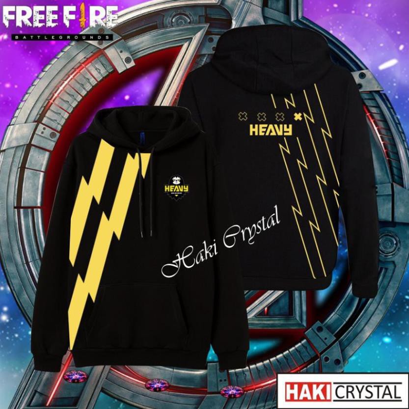 HOT- HOT- [Giá Xưởng] Sale tận GỐC, Áo Khoác Free Fire, Áo khoác đen TEAM Heavy - áo game mới nhất - giá tốt nhất | BigBuy360 - bigbuy360.vn