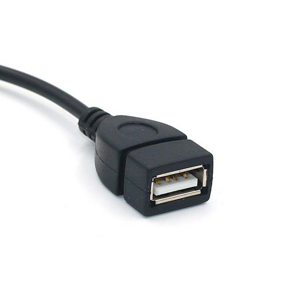 Cáp âm thanh đầu cắm 3.5 mm sang cổng USB 2.0 cho xe hơi