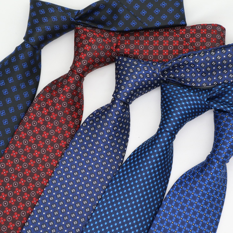 Cà Vạt 8CM Họa Tiết Chấm Bi Thời Trang Công Sở Cho Nam