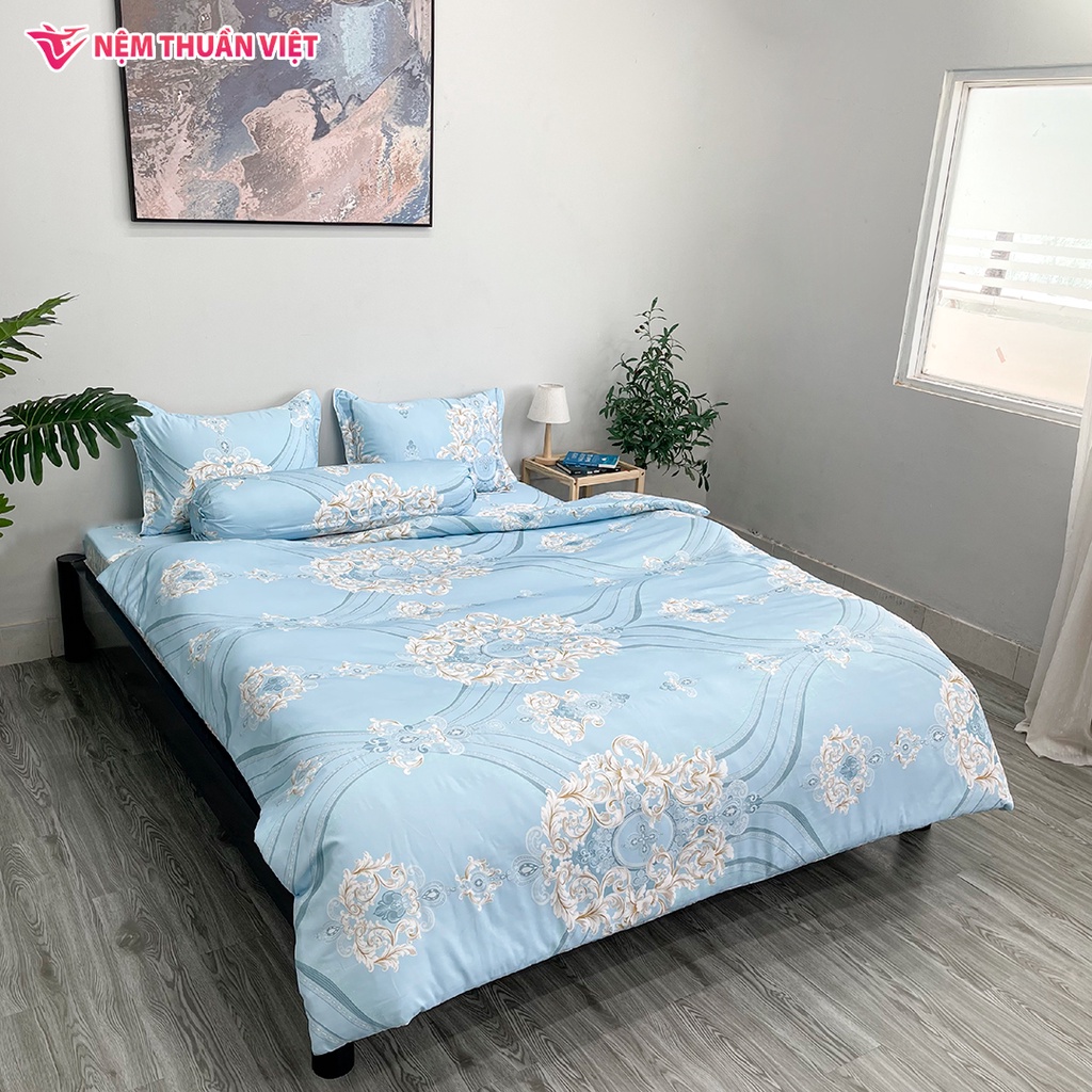 Mền Tencel Thuần Việt Cao Cấp - Xanh Dương TVM13 - Kích Thước 180x200