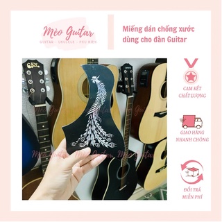 Miếng dán chống trầy xước cho đàn Guitar | Tấm dán chống xước Mèo Guitar chất lượng bảo vệ đàn