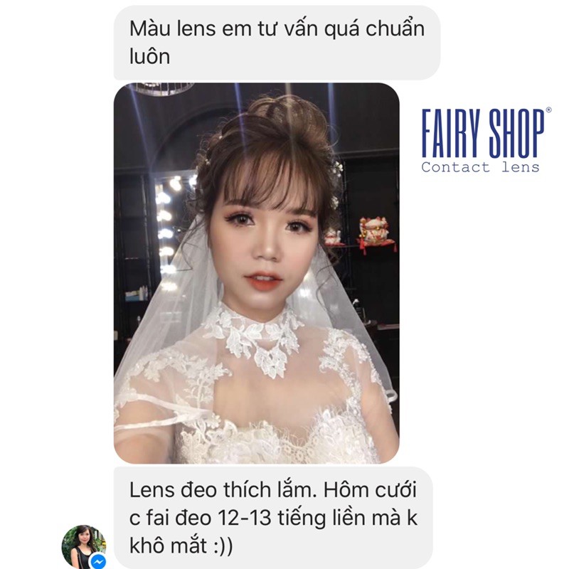 Kính Áp tròng Wannabe Brown 14.2MM - Kính Áp Tròng FAIRY SHOP CONTACT LENS độ 0 đến 6