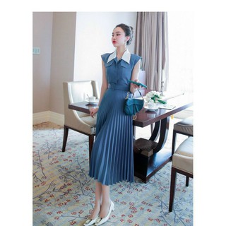 Đầm lụa kèm bell