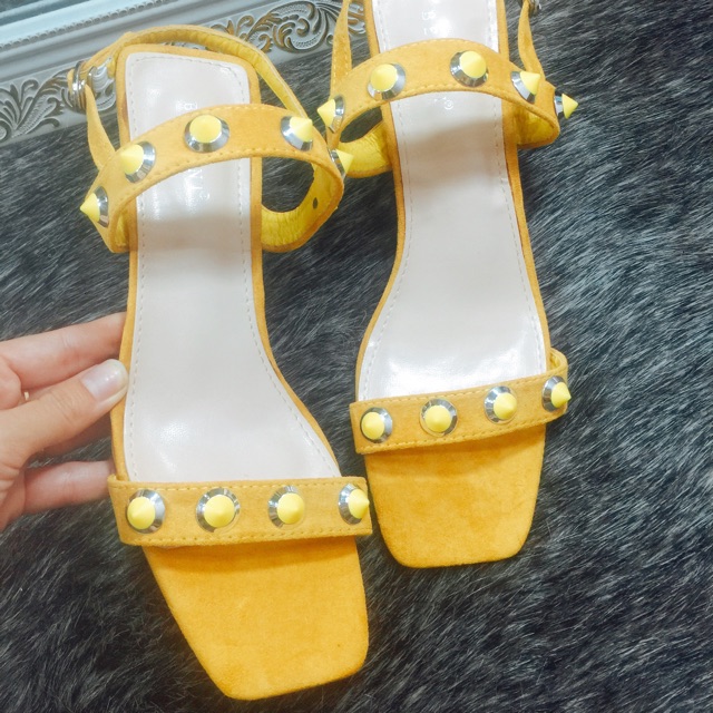 Giày gót hiệu Jiamanni full box