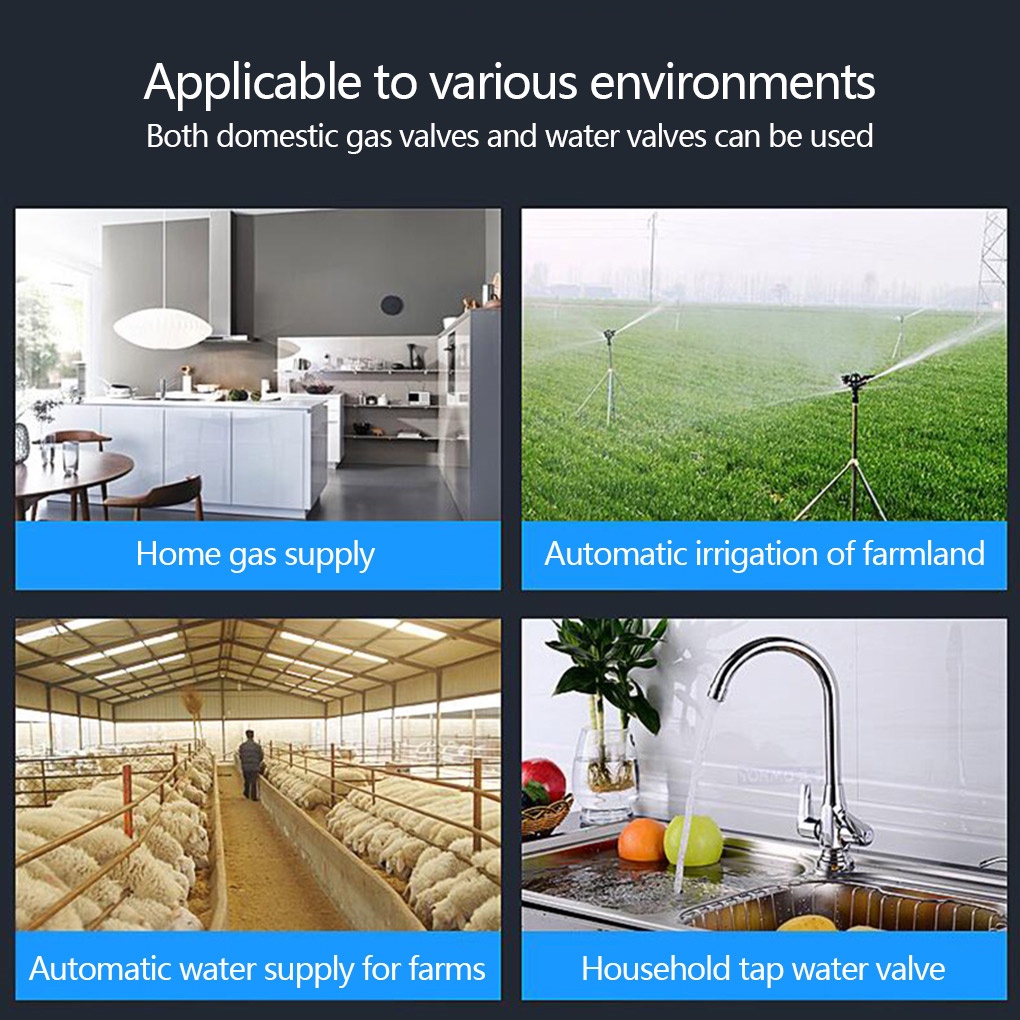 [double]Water Valve Tuya Smart Linkage Controller Wireless WiFi Control Timed Switch Valve