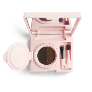 Kem Trang Điểm Lông Mày Hai Màu Sắc Chống Thấm Nước Có Thể Gấp Gọn Tiện Lợi