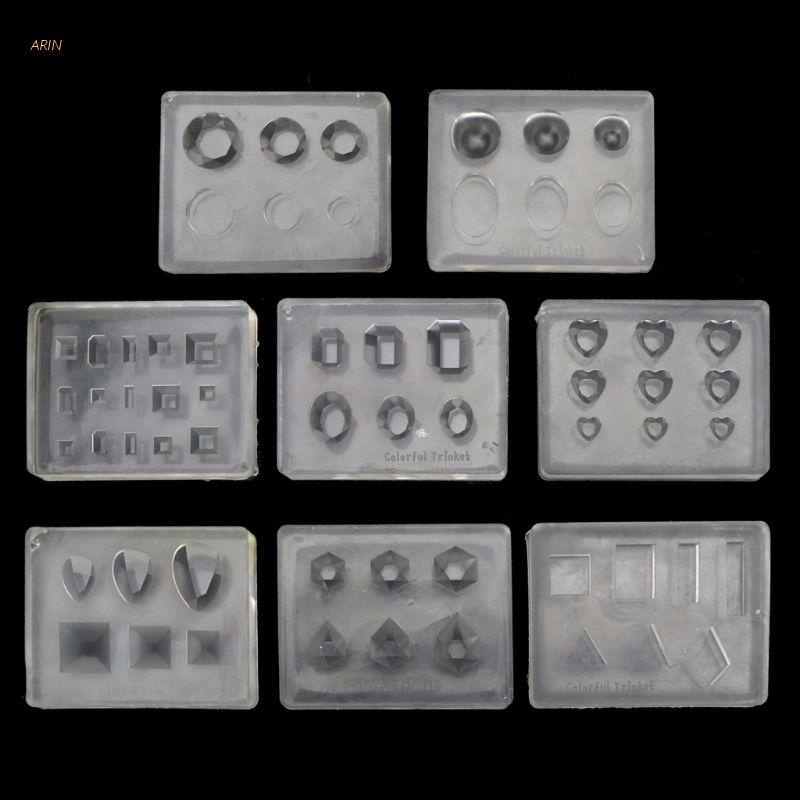 [Hàng mới về] Khuôn silicone làm hạt đá đính trang trí móng tay nghệ thuật 3D acrylic pha lê nổi bật