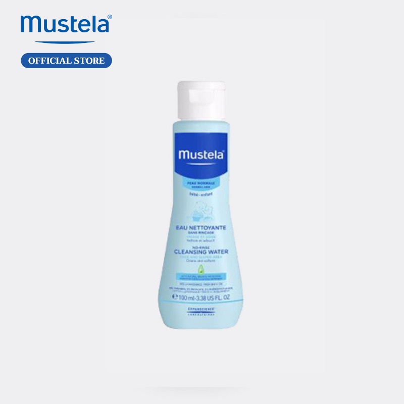 Nước Làm Sạch Mặt Và Cơ Thể Cho Trẻ Sơ Sinh &amp; Em Bé Da Thường Mustela 100ml