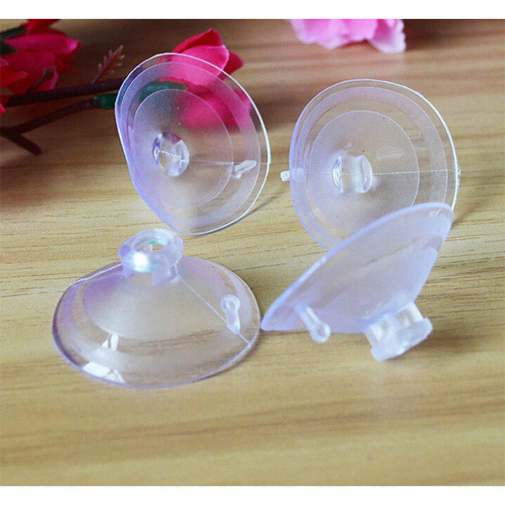 Núm Cao Su Hút Chân Không Đỡ Kính Mặt Bàn - Hỗ Trợ Xe Hoa - Miếng Nhựa Hít Kê Kiếng Trong Suốt