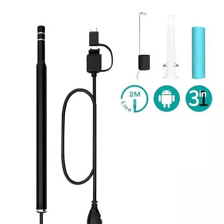 Camera nội soi tai mũi họng mini ❤️ FREESHIP ❤️ Visual Earwax Clean Tool + tặng kèm hộp đựng | BigBuy360 - bigbuy360.vn