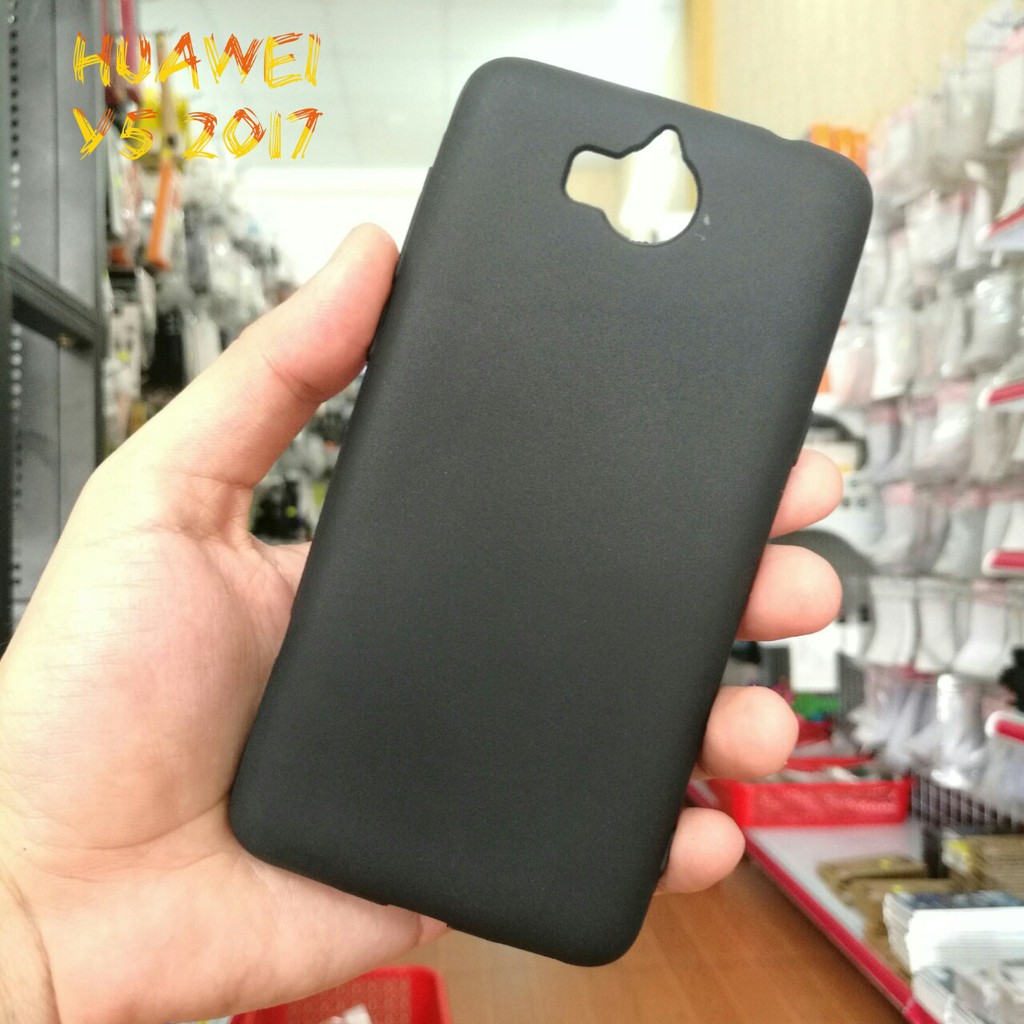 Ốp Lưng Huawei Y5 2017 Dẻo Đen Giá Rẻ