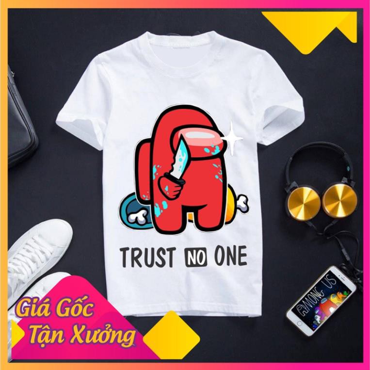 Áo Among us Áo thun in hình Among Us màu trắng siêu hot