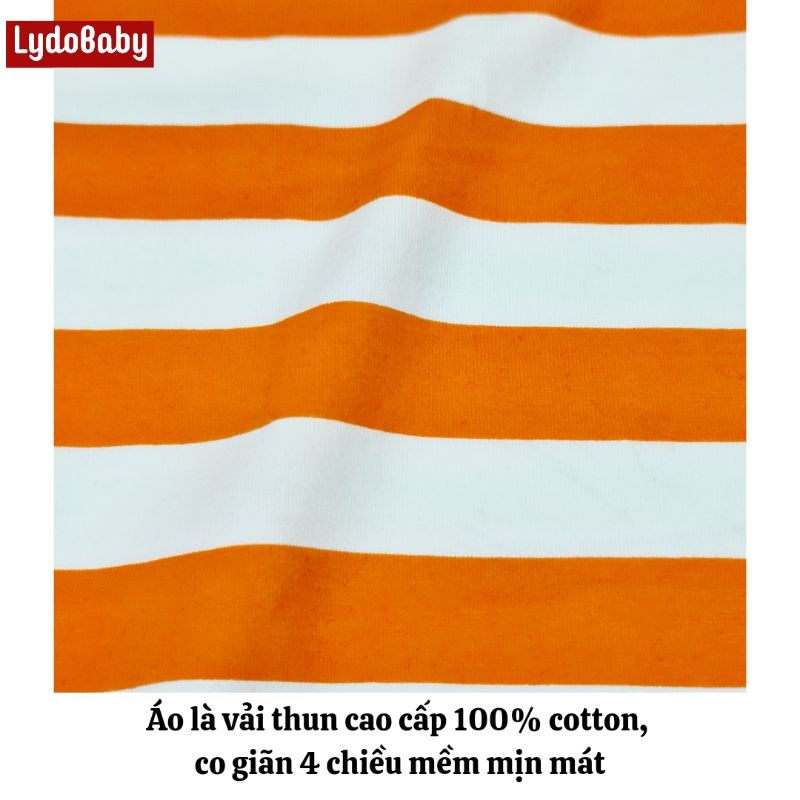 Đồ bộ bé trai LYDO BB thun 100% cotton co giãn 4 chiều hàng công ty chất đẹp mềm mát 3 đến 10 tuổi hình Mickey chụp ảnh