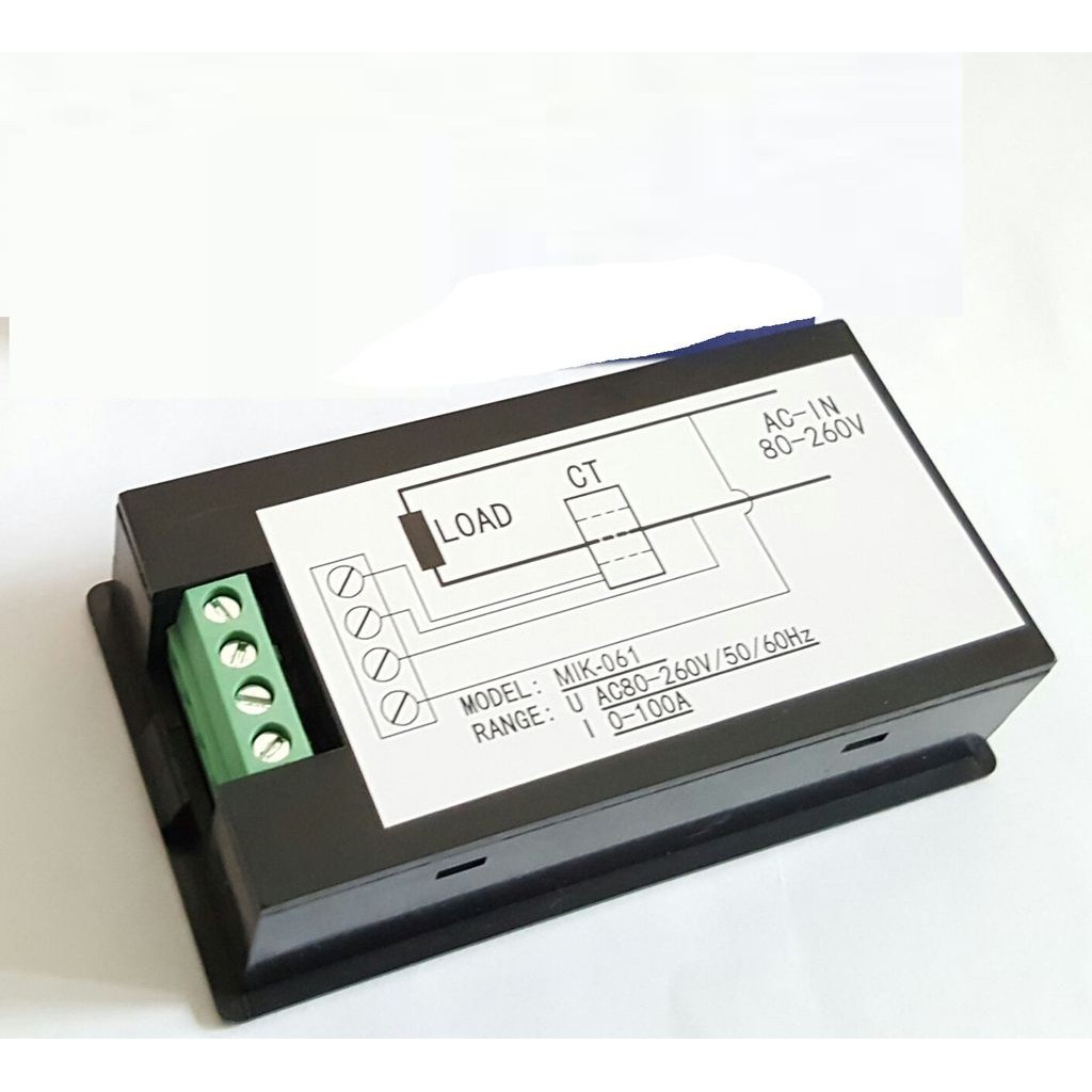 Đồng Hồ Đo Áp, Dòng, Công Suất, Năng Lượng DC Đa Năng 20A