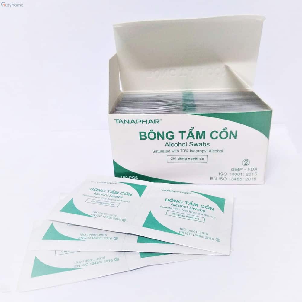 Bông Tẩm Cồn sát khuẩn, sát trùng Tiệt Trùng, bảo vệ sức khỏe gia đình