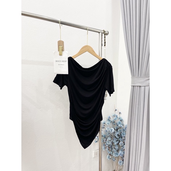 ÁO THUN LẠNH VẠT NHỌN DÁNG ÔM CO GIÃN TỐT CHẤT MÁT MS11989