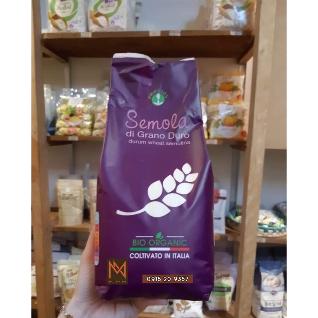 BỘT SEMOLINA HỮU CƠ Ý