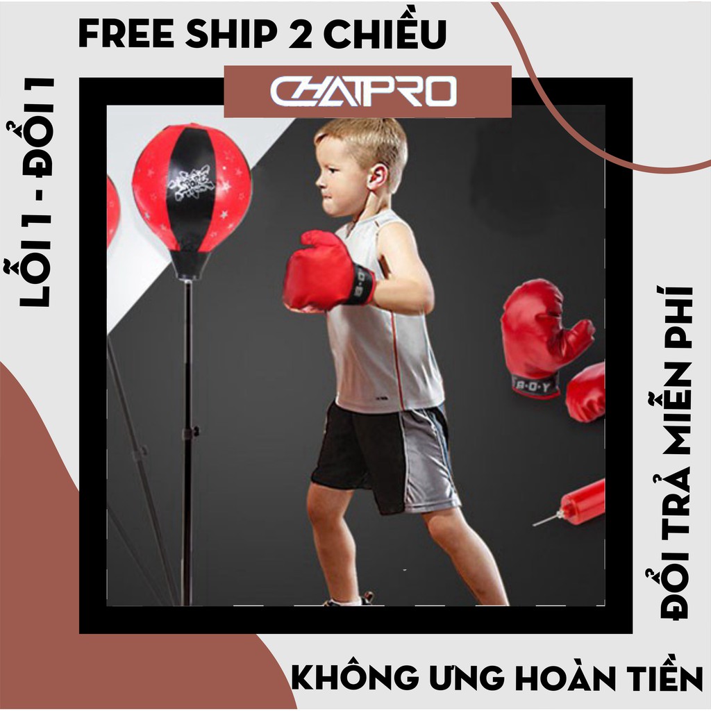 bộ đồ chơi đấm bốc cho bé, bộ đấm bốc boxing cho bé luyện tập phản xạ