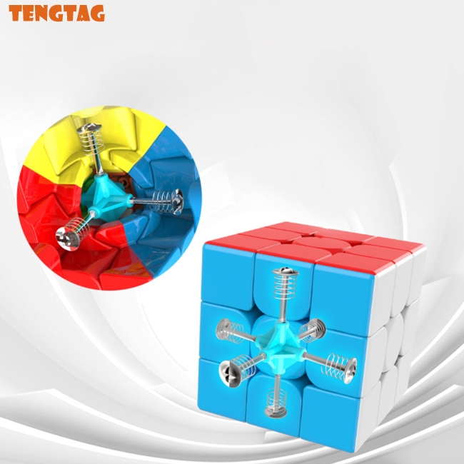 Khối Rubik Giải Đố 3*3*3 Tăng Cường Trí Tuệ Thú Vị Chất Lượng Cao