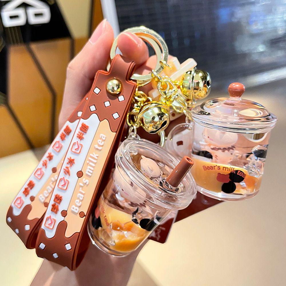 REBUY1 Móc Khóa Hình Chuông Hoạt Hình Dễ Thương