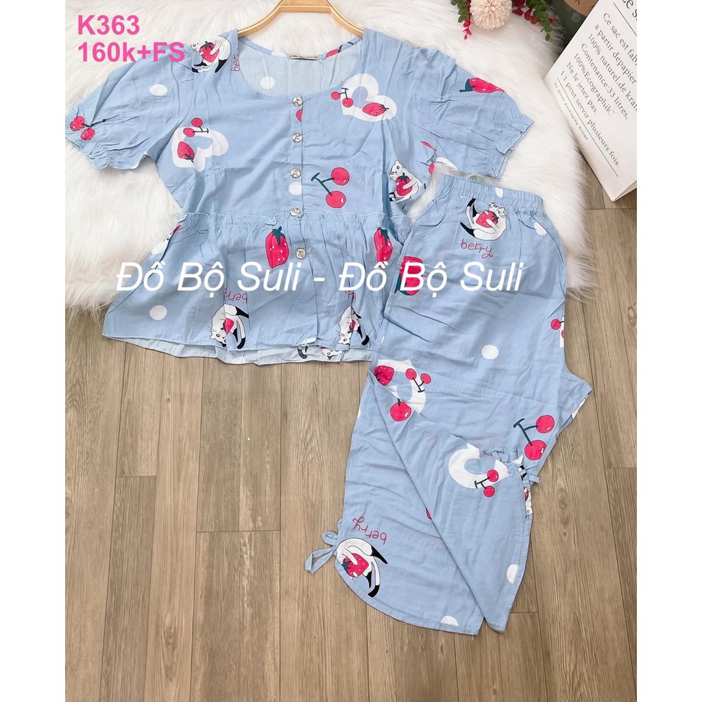 Đồ Bộ Tole Thái Lửng Nhiều Kiểu Họa Tiết - Đồ Bộ Suli