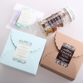 TEM02-Tem giấy chữ 'Thank you' 3.2x5.3cm(2set=12pcs)